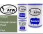 Preview: Nissan, Grayish Green Pearl, FAA: 500ml Lackdose + 500ml Klarlack + 250ml Härter - Set, von ATW Autoteile West.